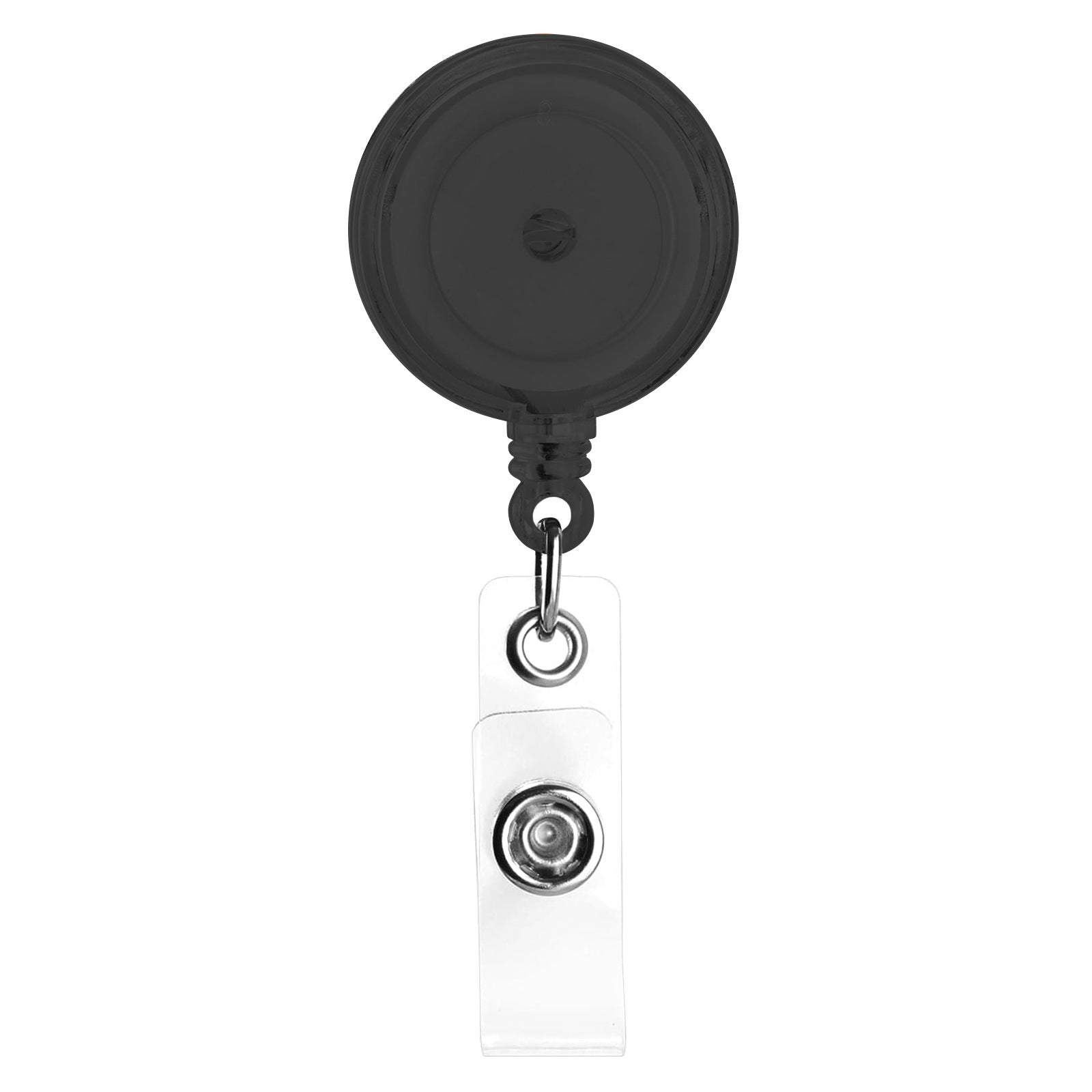 Wholesale Color Semi Transparent High Elasticity Badge Scroll with Retractable Plastic Keychain